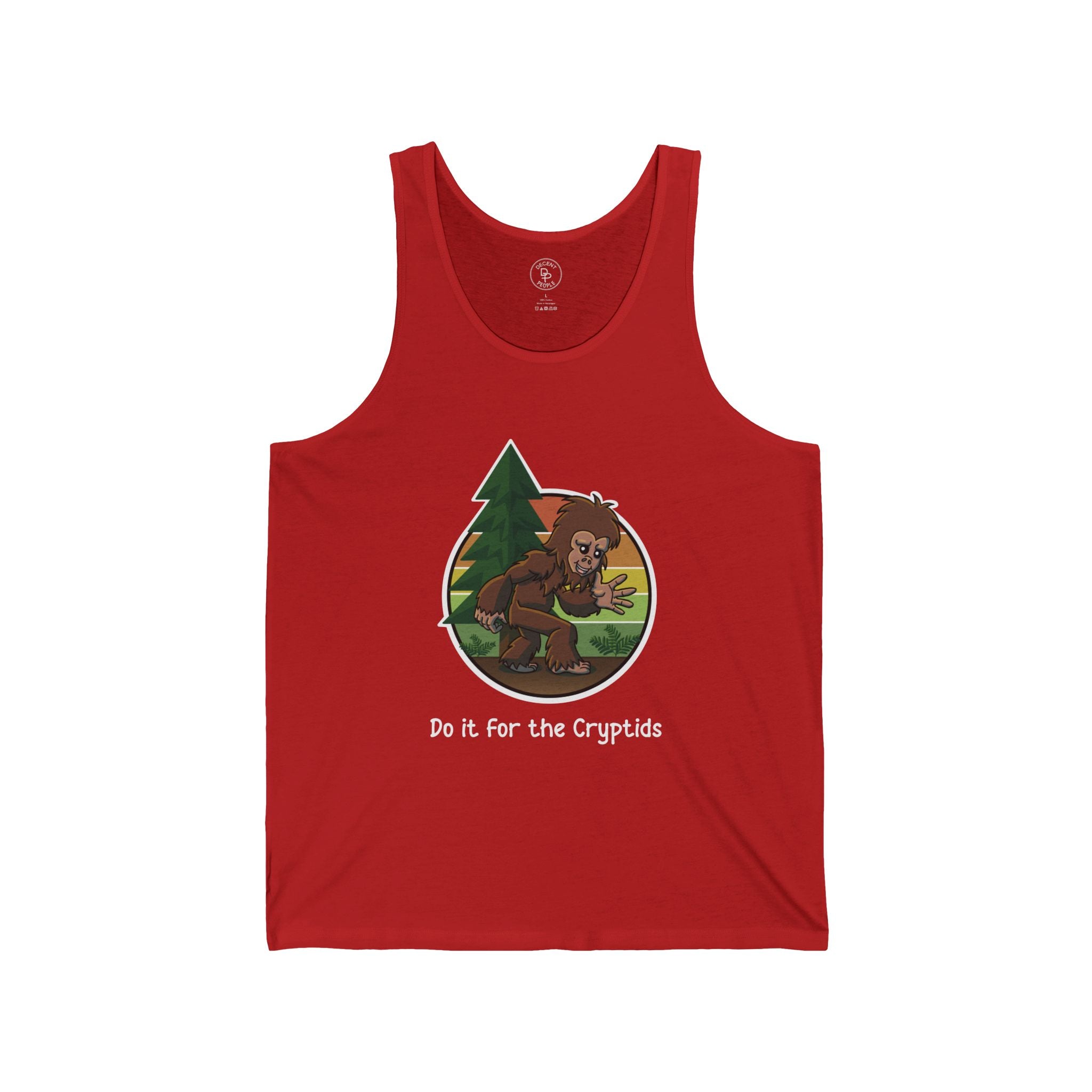 "Do it for the Cryptids" Earth Day Tank