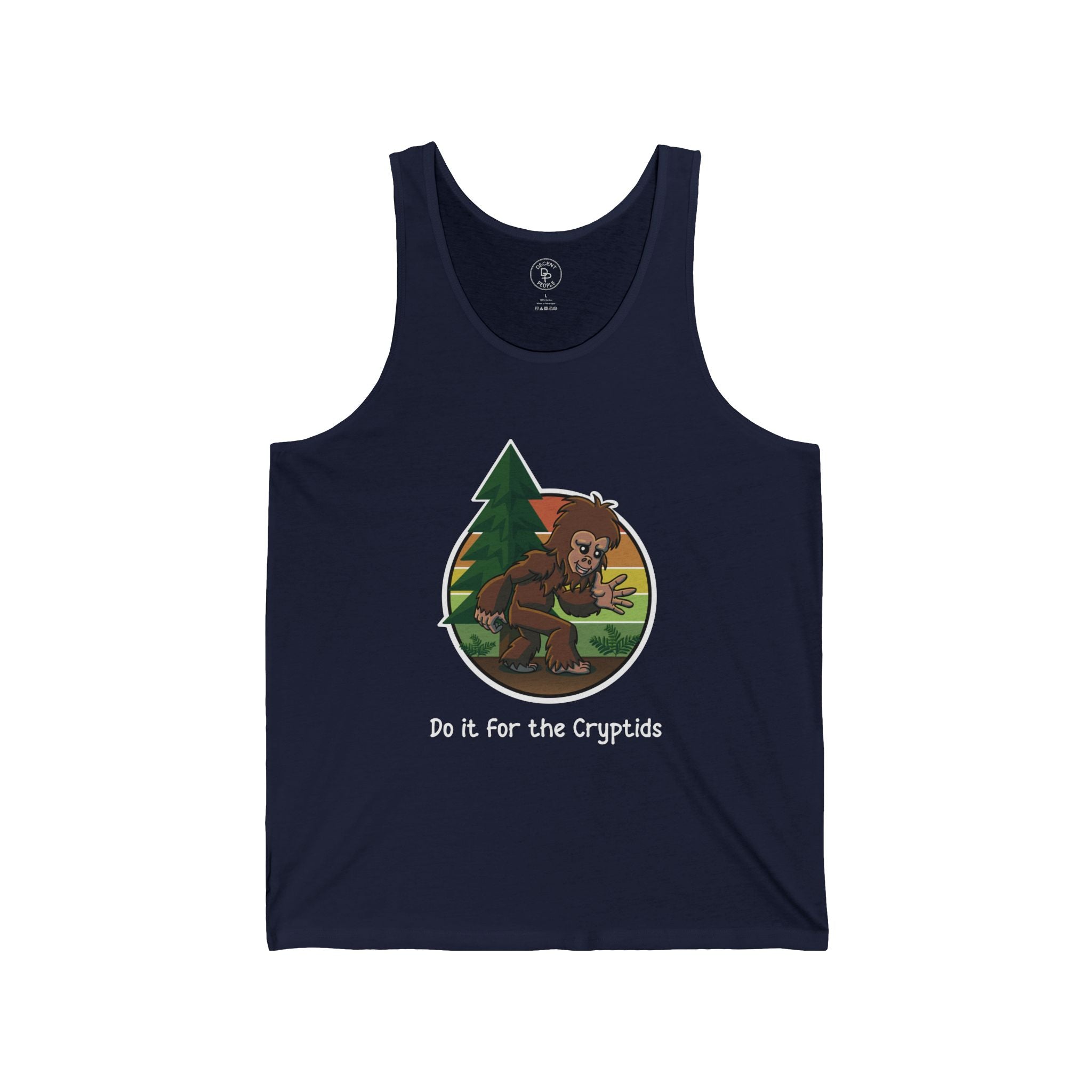 "Do it for the Cryptids" Earth Day Tank