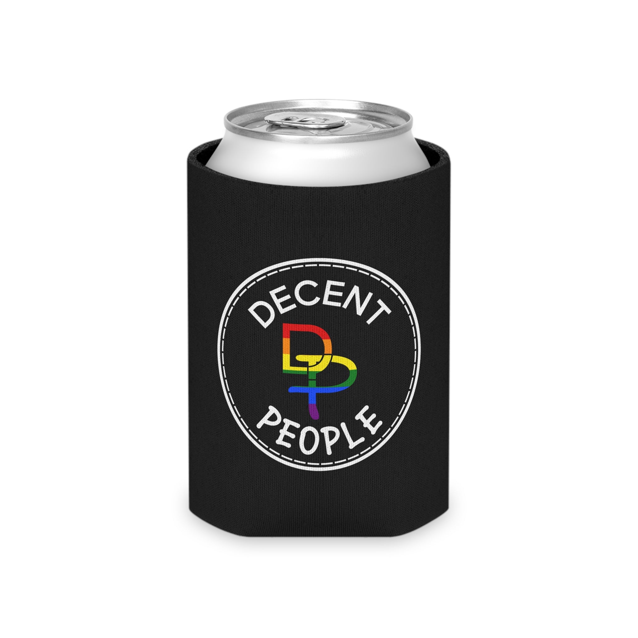 Can Cooler — "Joy Is The Agenda" Rainbow Drink Koozie