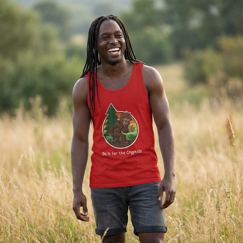 "Do it for the Cryptids" Earth Day Tank