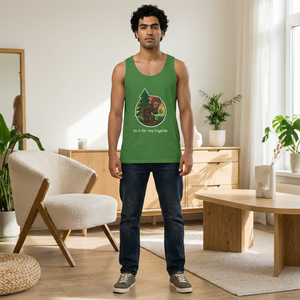 "Do it for the Cryptids" Earth Day Tank