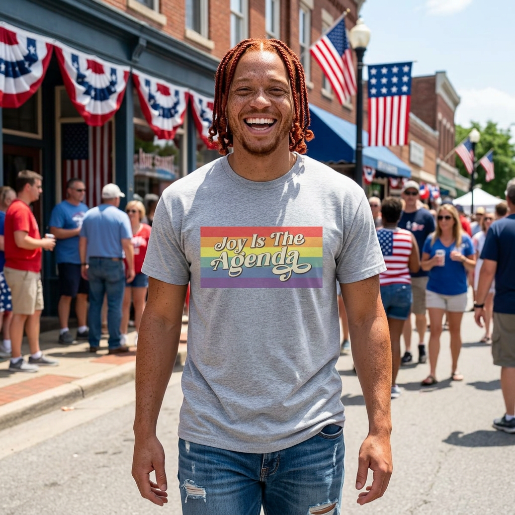 Joy is the Agenda (Pride - Banner), T-Shirt