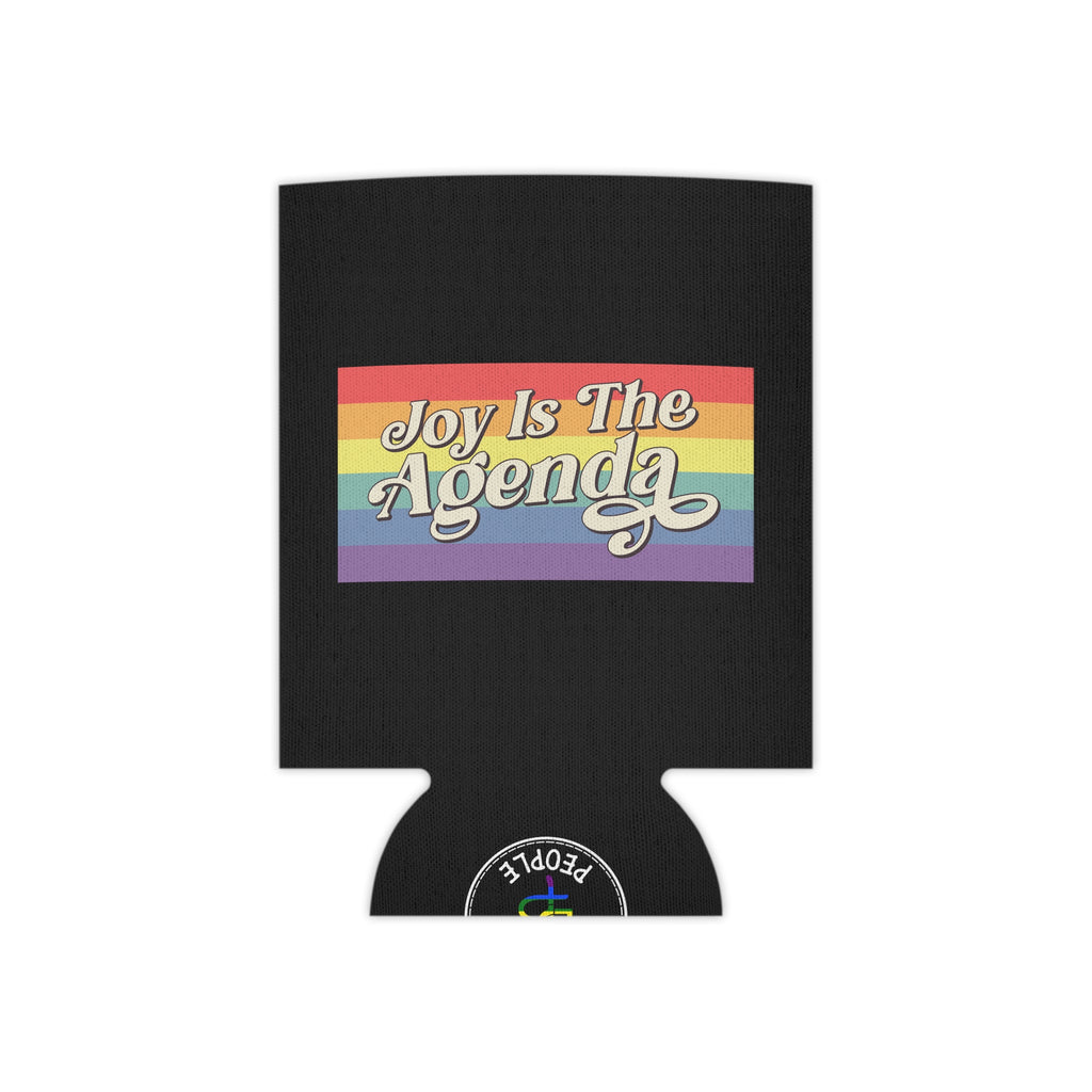 Can Cooler — "Joy Is The Agenda" Rainbow Drink Koozie