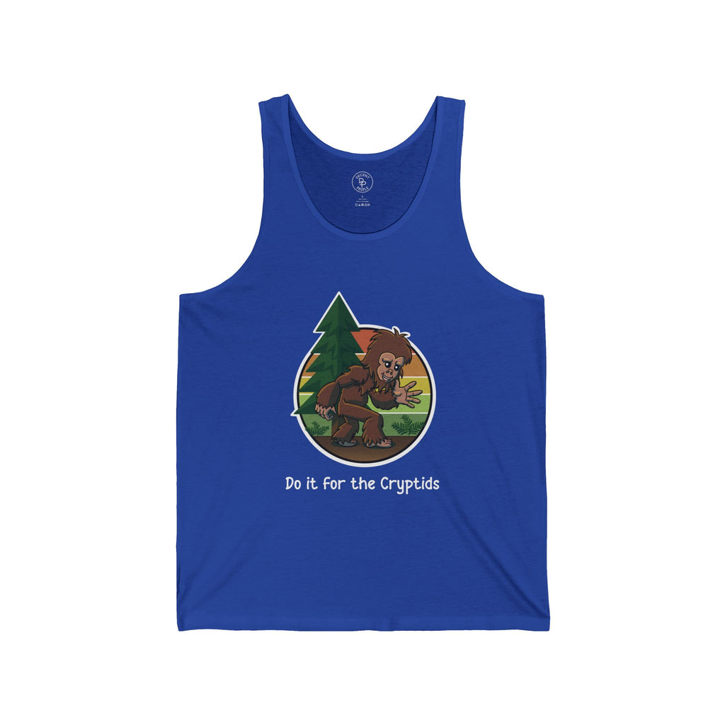 "Do it for the Cryptids" Earth Day Tank